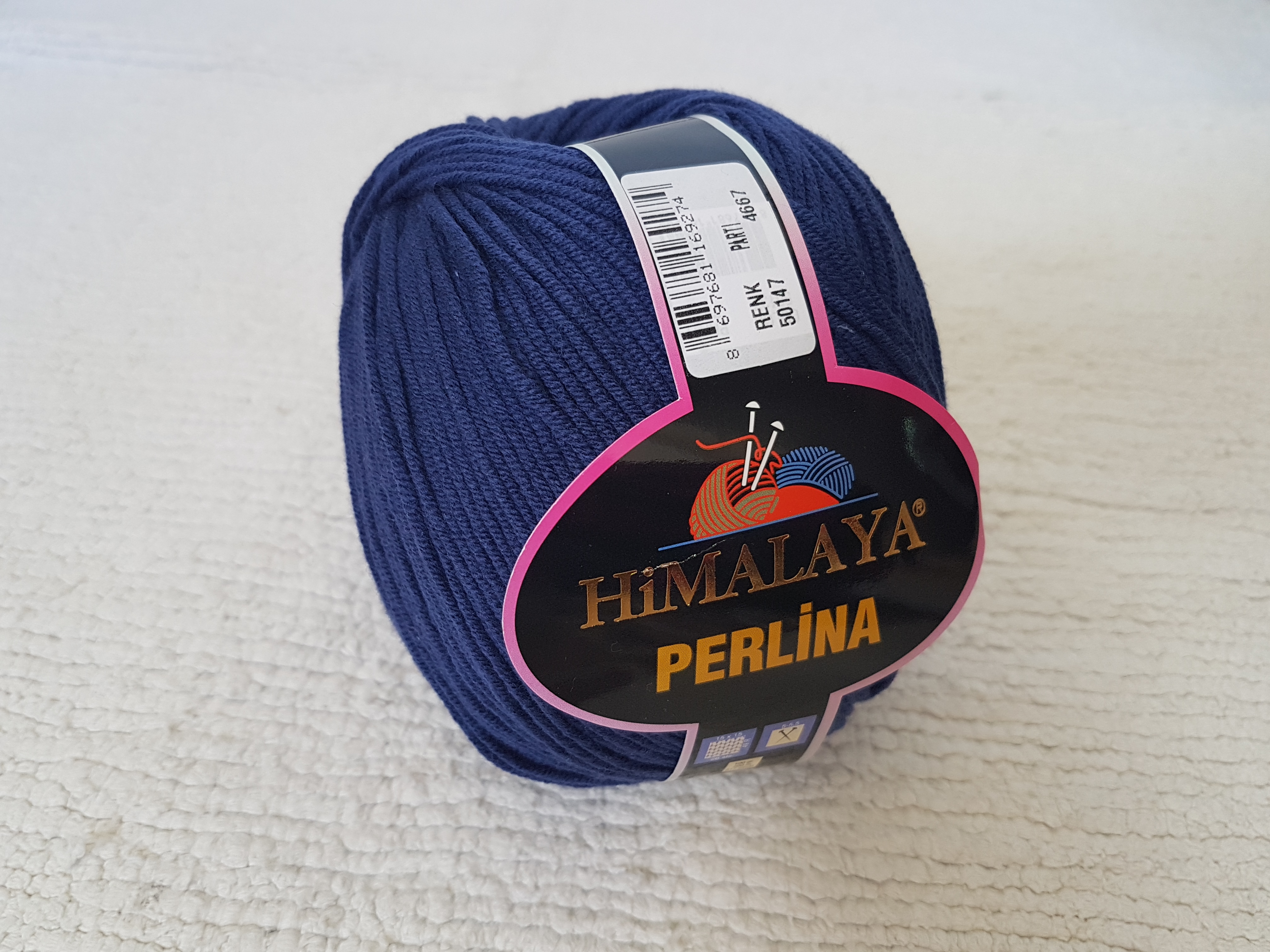 Perlina (50147 - tmavá modrá)