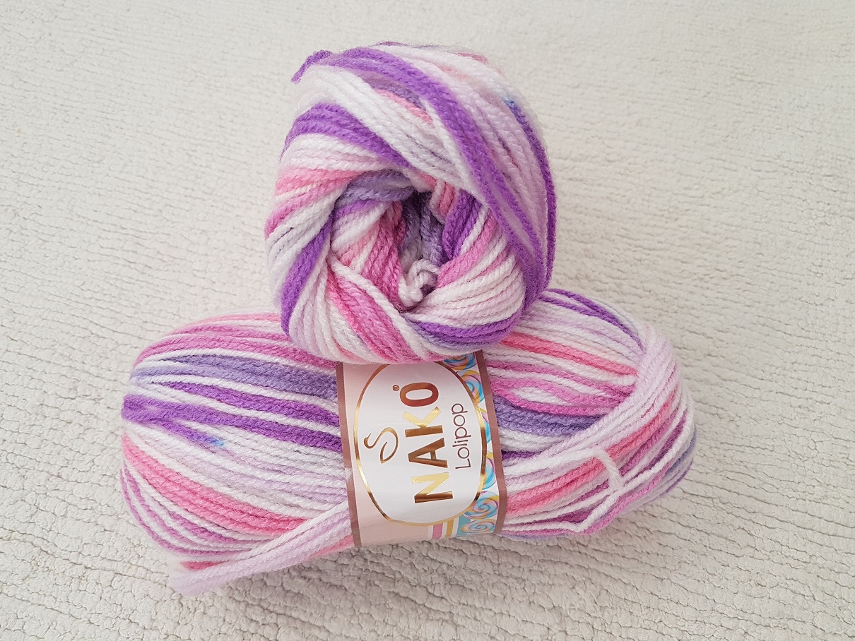 Lolipop (80434 ružová + fialová + biela)