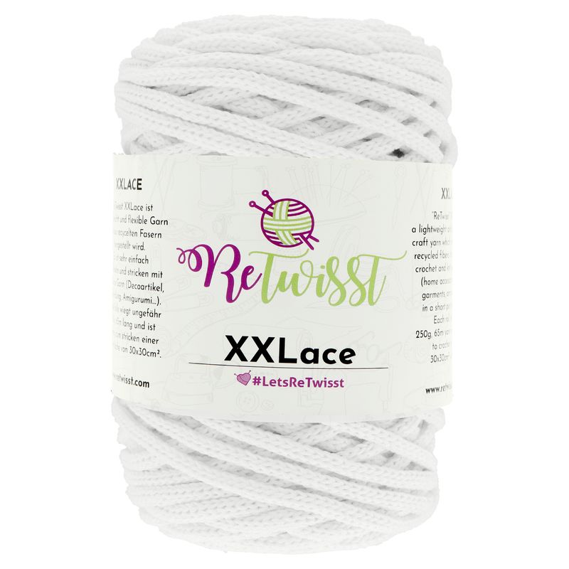 XXLACE yarn (01 biela)