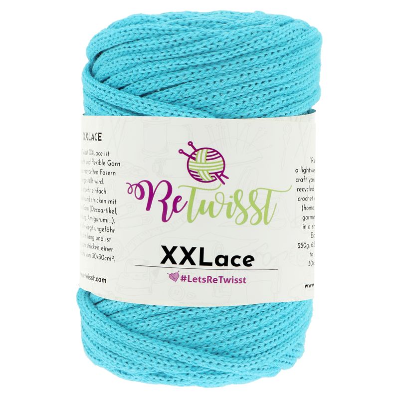 XXLACE yarn (18 tyrkysová)