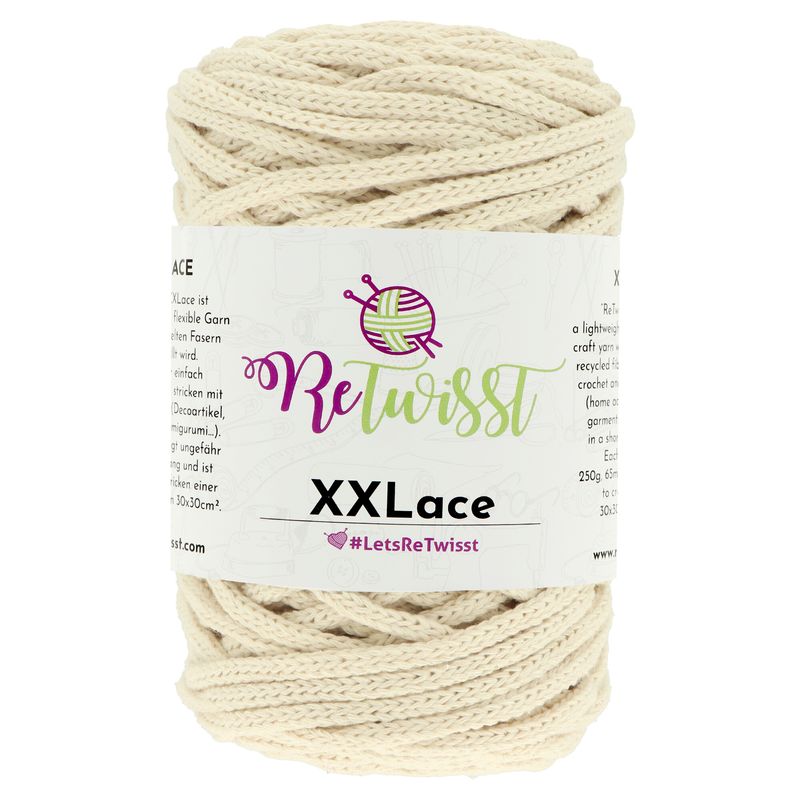 XXLACE yarn (07 smotanová)