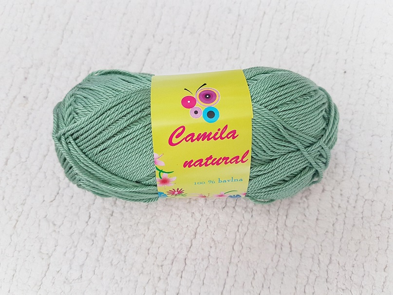 Camila NATURAL (135 - dymová zelená)
