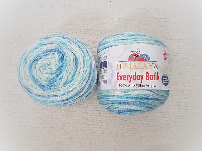 Everyday BATIK (206 modrá+biela)