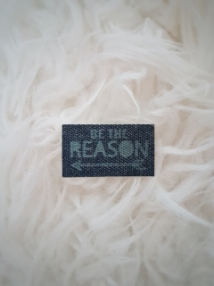 Nažehľovačka tkaná BE THE REASON (3 x 2cm)