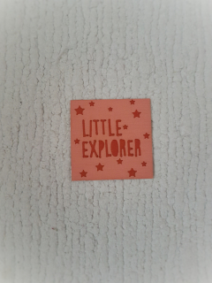 Nažehľovačka LITTLE EXPLORER (marhuľková, 5x5cm)