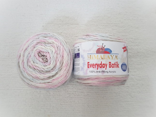 Everyday BATIK (209 hnedá+ružová+biela)